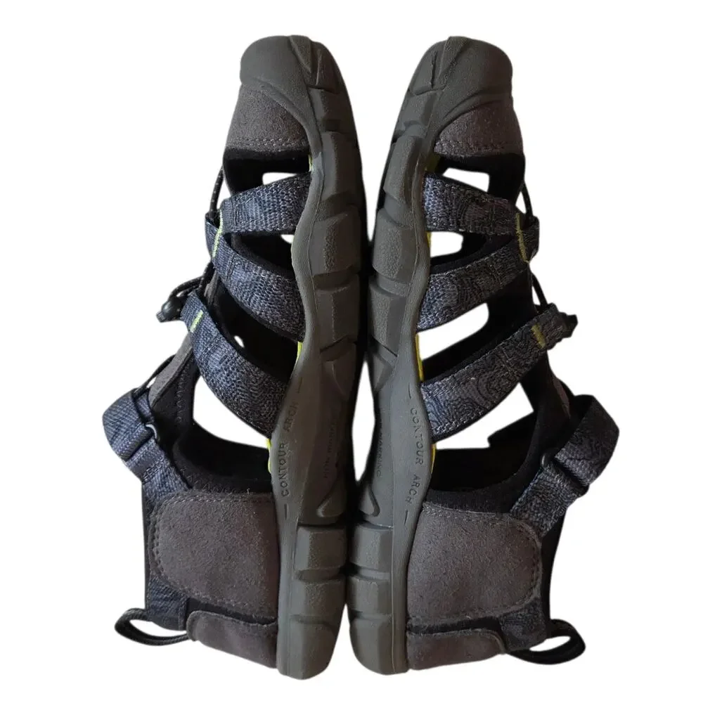 Keen Little Kids Seacamp II Sandals Sz 3 Hiking Washable Arch Support Adjustable